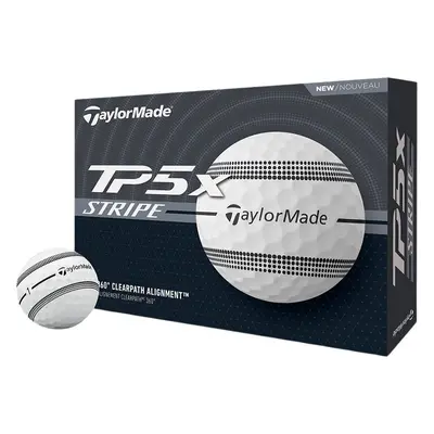 TaylorMade TP5x White Stripe Golfové míčky