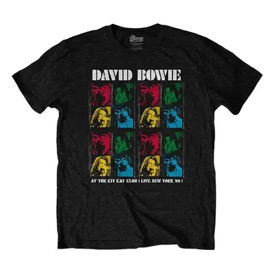 David Bowie Tričko Kit Kat Klub Unisex Black