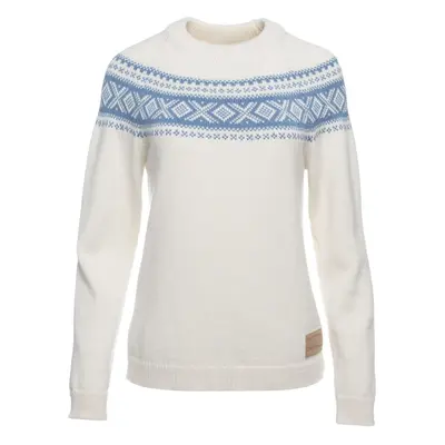 Dale of Norway Vågsøy Womens Wool Sweater Off White/Blueshadow Svetr