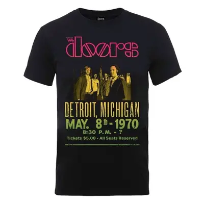 The Doors Tričko Gradient Show Poster Unisex Black