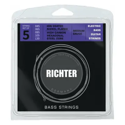 Richter Ion Coated Electric Bass Strings - Struny pro 5-strunnou baskytaru