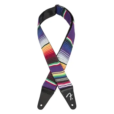 Fender 2" SERAPE Kytarový pás Purple Multi