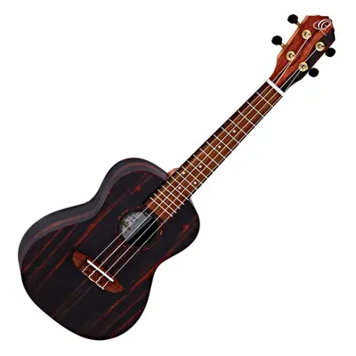 Ortega RUEB-CC Ebony Natural Koncertní ukulele