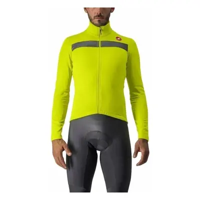 Castelli Puro FZ Dres Electric Lime/Silver Reflex