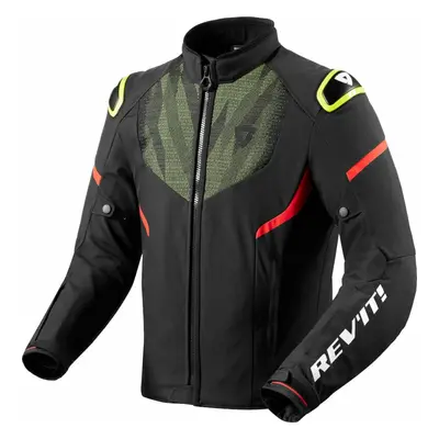 Rev'it! Hyperspeed H2O Black/Neon Yellow Textilní bunda