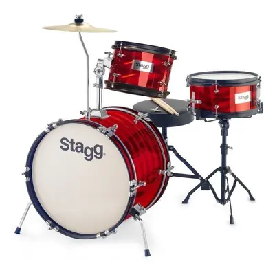 Stagg TIMJR3-16B Red Dětská bicí souprava