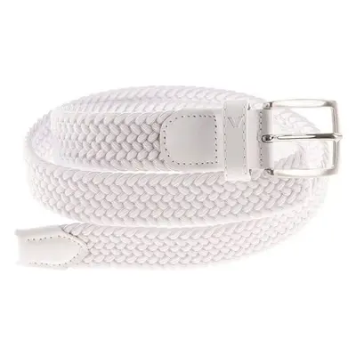 Alberto Basic Braided Mens White cm Pásek