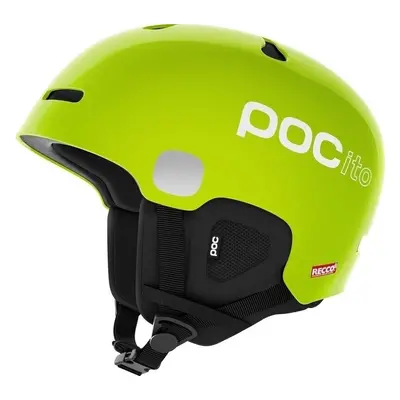 POC POCito Auric Cut Spin Fluorescent Lime Green Lyžařská helma