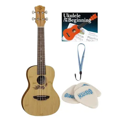 Luna UKE-BAMBOO-C SET Natural Koncertní ukulele