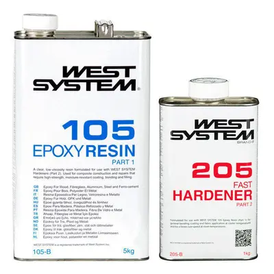 West System B-Pack Fast 105+205 Transparent kg Přípravek k laminování