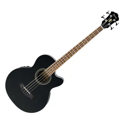 Ibanez AEB8E-BK Black Akustická baskytara