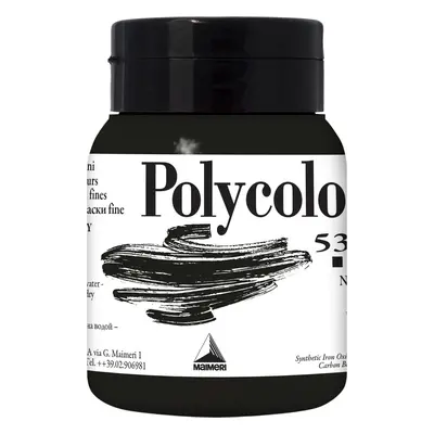 Maimeri Vynil Polycolor Akrylová barva Black 500 ml ks