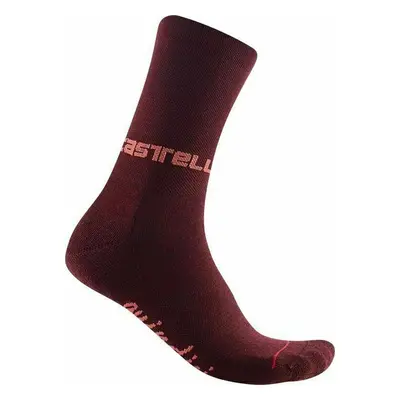 Castelli Quindici Soft Merino W Sock Bordeaux S/M Cyklo ponožky