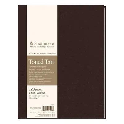 Strathmore Serie Toned Tan Hardbound Book Skicář g