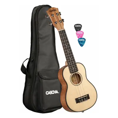 Cascha HH 2148L Natural Sopránové ukulele