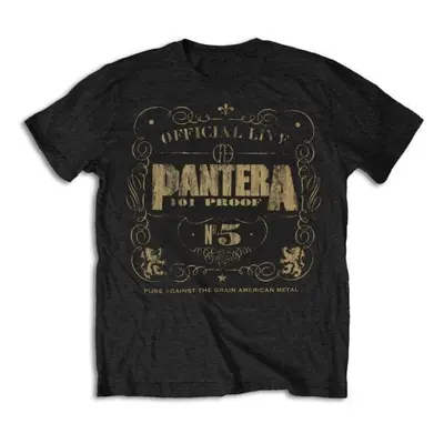 Pantera Tričko Proof Unisex Black