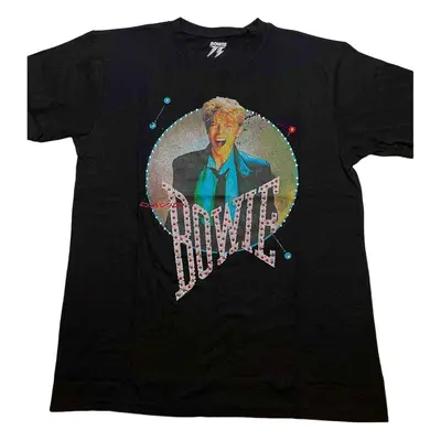 David Bowie Tričko Vintage '83 Unisex Black