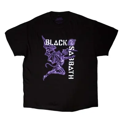 Black Sabbath Tričko Retro Henry Unisex Black