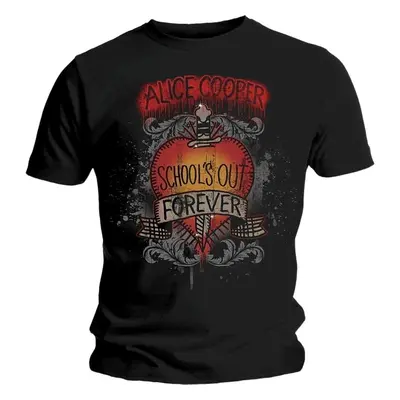 Alice Cooper Tričko Schools Out Dagger Unisex Black