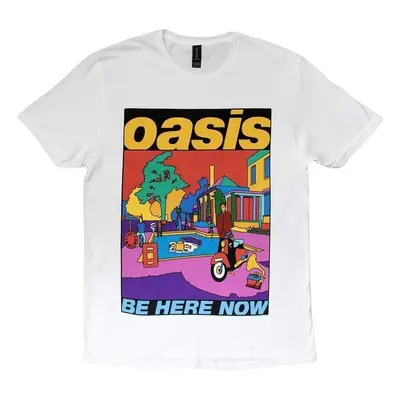 Oasis Tričko Be Here Now Illustration Unisex White