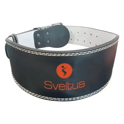 Sveltus Leather Weightlifting Black cm Fitness pásek