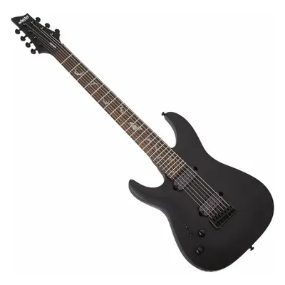 Schecter Damien-7 Left Handed Satin Black Elektrická kytara