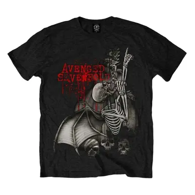 Avenged Sevenfold Tričko Spine Climber Unisex Black