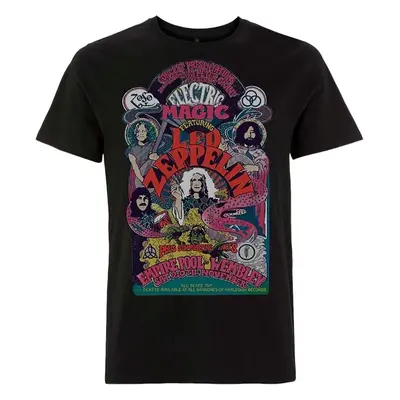 Led Zeppelin Tričko Full Colour Electric Magic Unisex Black