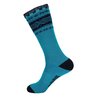 Dale of Norway Cortina Knee Sock Turquoise/Navy Ponožky