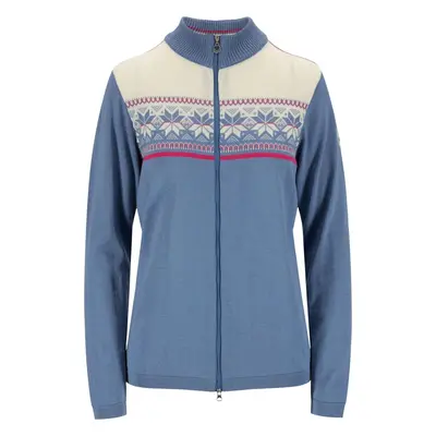 Dale of Norway Liberg Womens Jacket Blue Shadow/Off White Svetr