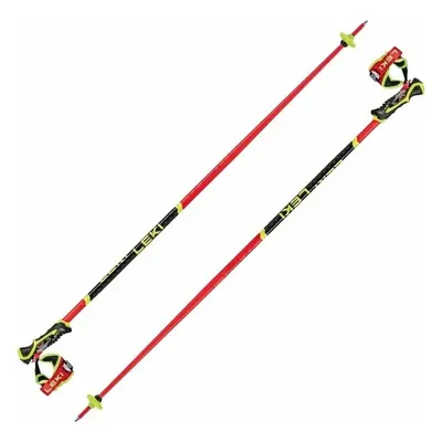 Leki WCR SL 3D Bright Red/Black/Neonyellow cm Lyžařské hole