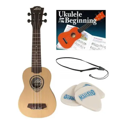 LAG TKU130S SET Natural Sopránové ukulele