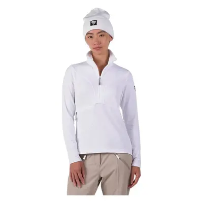 Rossignol Blackside Womens Half Zip Fleece Top White Mikina