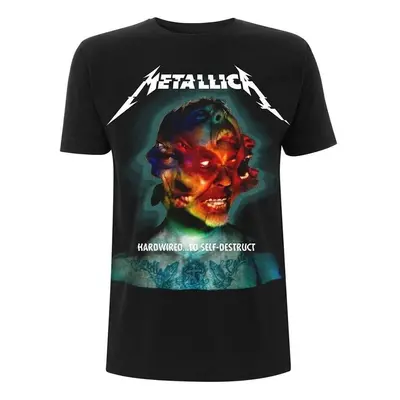 Metallica Tričko Hardwired Album Cover Unisex Black