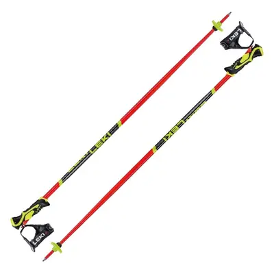 Leki WCR Lite SL 3D Bright Red/Black/Neonyellow cm Lyžařské hole