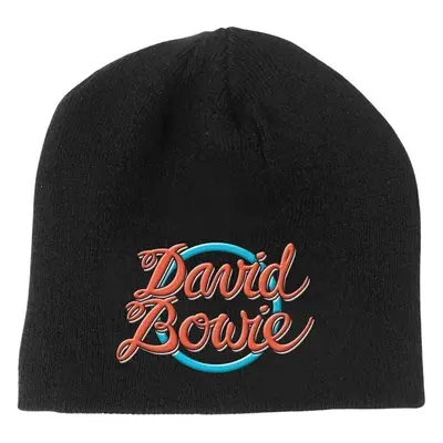 David Bowie Čepice World Tour Logo Black