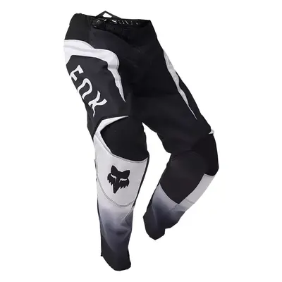 FOX Lean Pants Black/White Motokrosové kalhoty