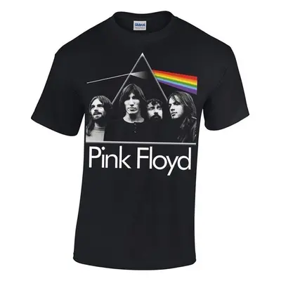 Pink Floyd Tričko The Dark Side Of The Moon Band Black