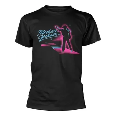 Michael Jackson Tričko Neon Black