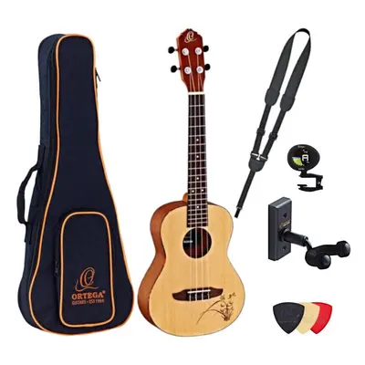 Ortega RU5-TE Deluxe SET Natural Tenorové ukulele