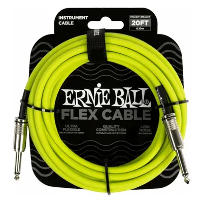 Ernie Ball Flex Instrument Cable Straight/Straight m Rovný - Rovný Nástrojový kabel