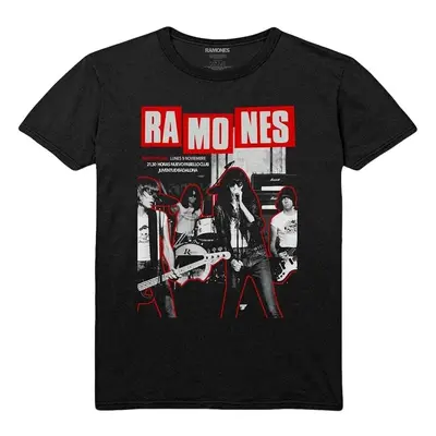 Ramones Tričko Barcelona Unisex Black