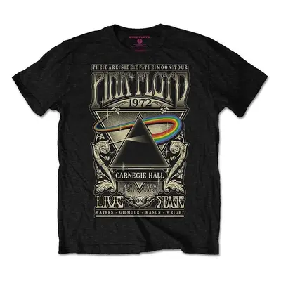 Pink Floyd Tričko Carnegie Hall Poster Unisex Black