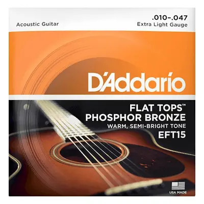 D'Addario EFT15 Struny pro akustickou kytaru