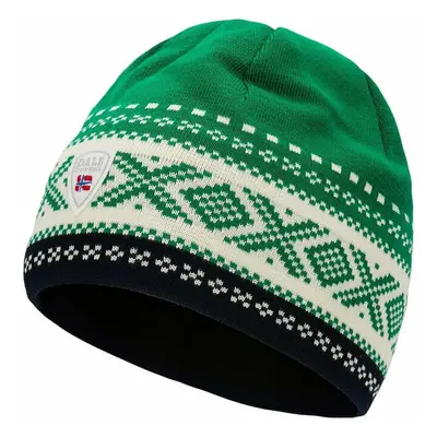 Dale of Norway Dystingen Hat Bright Green/Off White/Navy Lyžařská čepice