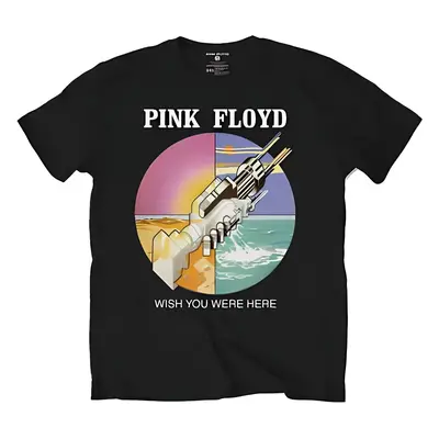 Pink Floyd Tričko WYWH Circle Icons Unisex Black