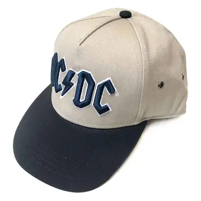 AC/DC Kšiltovka Navy Logo Black/Sand