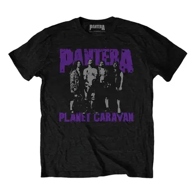 Pantera Tričko Planet Caravan Unisex Black