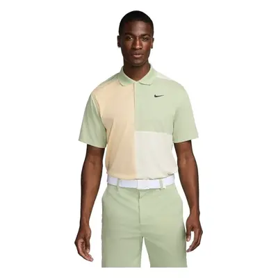 Nike Dri-Fit Victory+ Blocked Mens Honeydew/Coconut Milk/Pale Vanilla/Black Polo košile