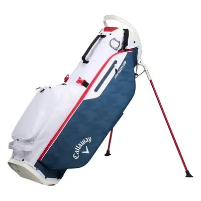 Callaway Fairway C Stand Bag White/Navy Houndstooth/Red